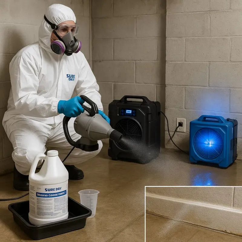 Sanitization and Odor Removal process in Forest Oaks, NC