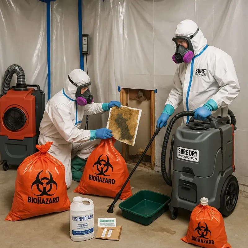 Contaminated Water Handling Protocols process in Forest Oaks, NC