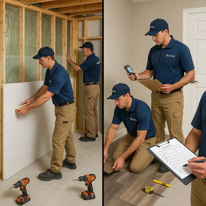 Repairs and Reconstruction process in Forest Oaks, NC